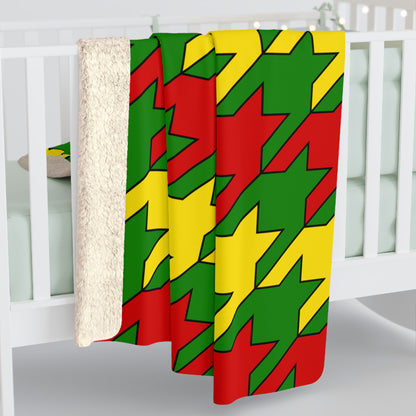 Togo Retro Houndstooth Blanket Throw