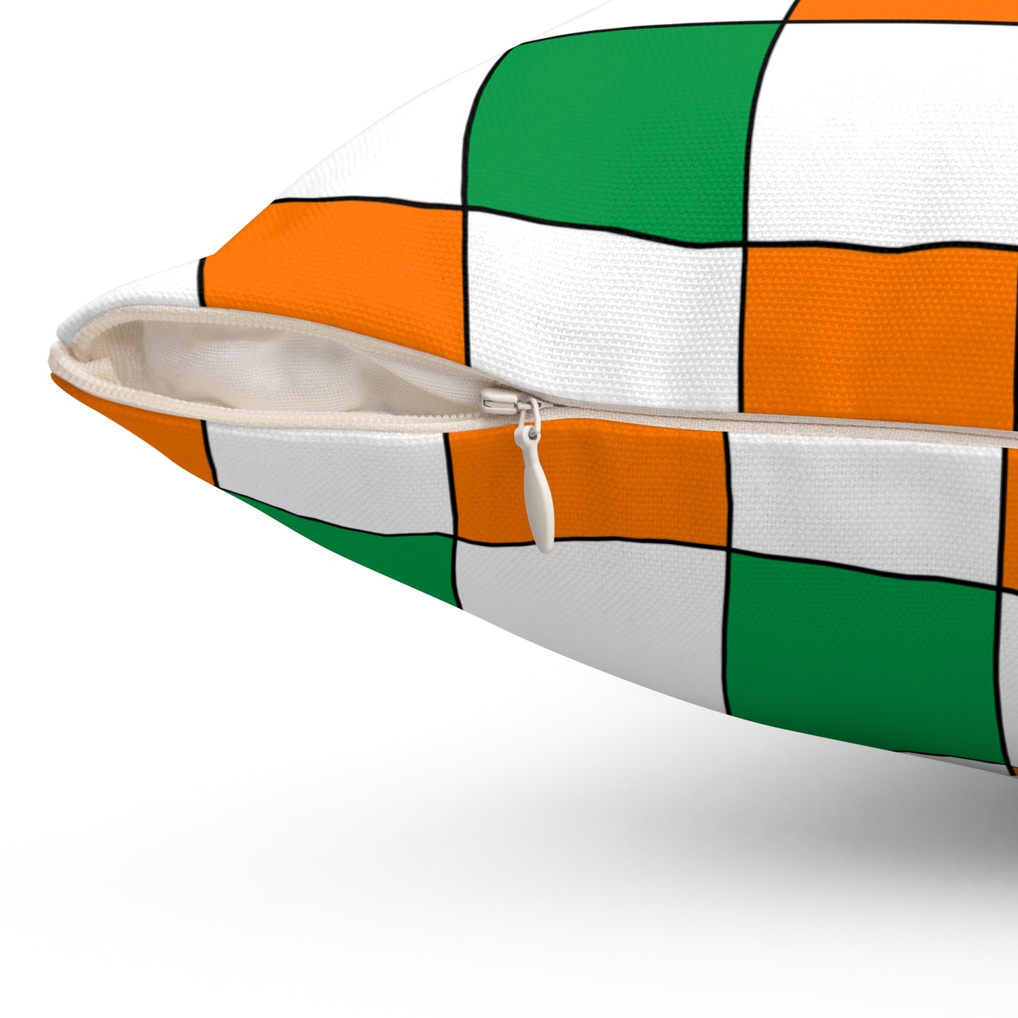 Ireland Retro Check Cushion Pillow