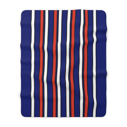 Cabo Verde Retro Stripes Blanket Throw