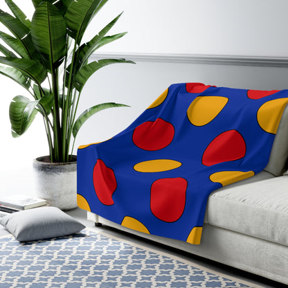 Armenia Retro Polka Dots Blanket Throw