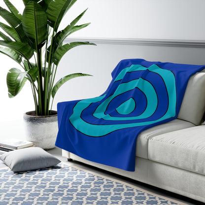 Pacific Islands Retro Target Blanket Throw