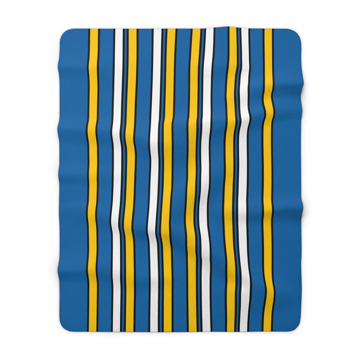 Canary Islands Retro Stripes Blanket Throw