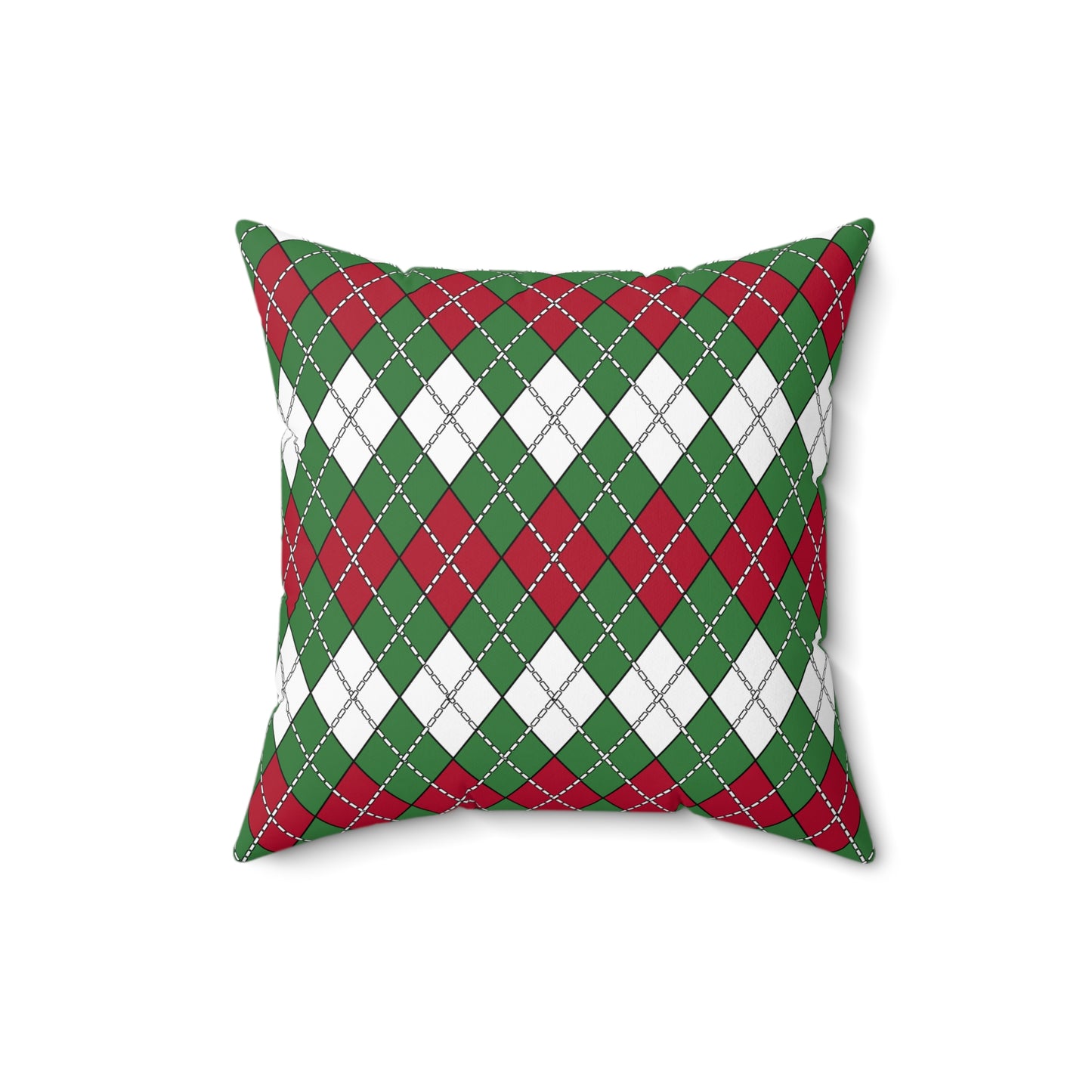 Suriname Retro Argyle Cushion Pillow