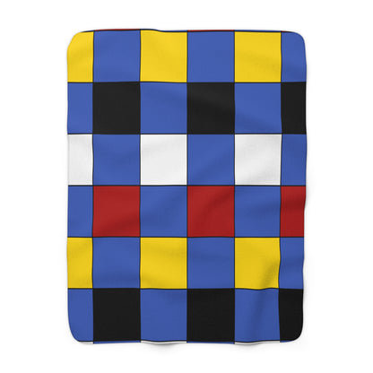 Eswatini Retro Check Blanket Throw