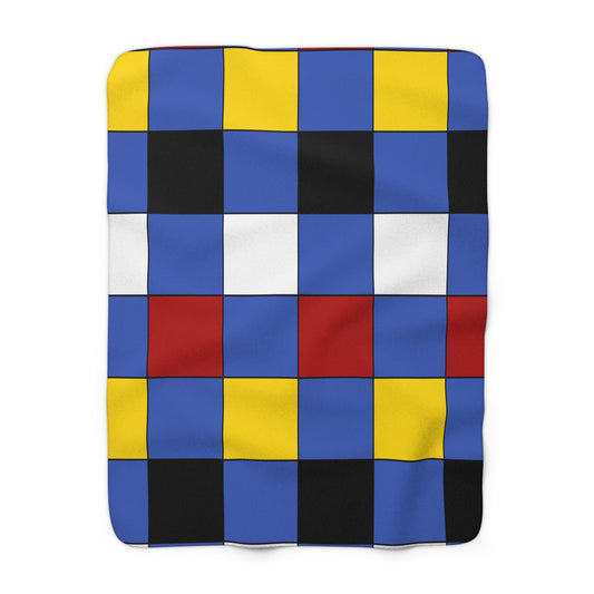 Eswatini Retro Check Blanket Throw
