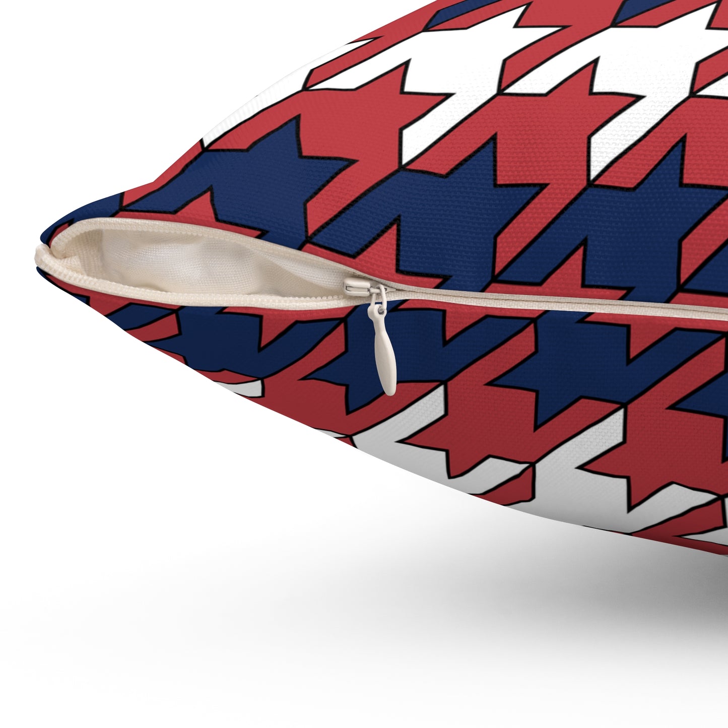 United States of America (USA) Retro Houndstooth Cushion Pillow