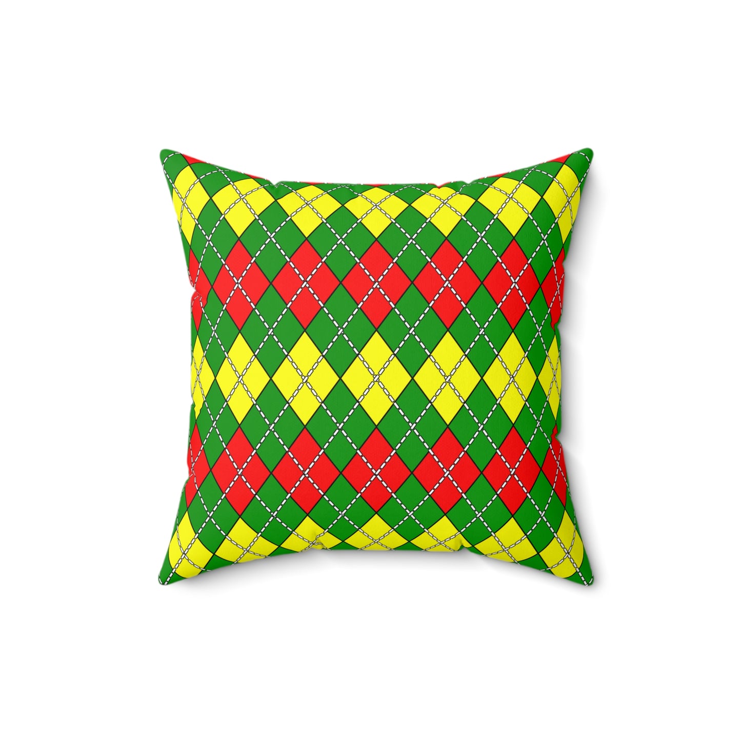 Guinea Retro Argyle Cushion Pillow