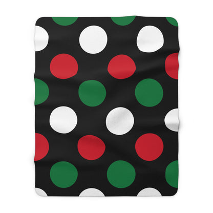 Syria Retro Polka Dots Blanket Throw