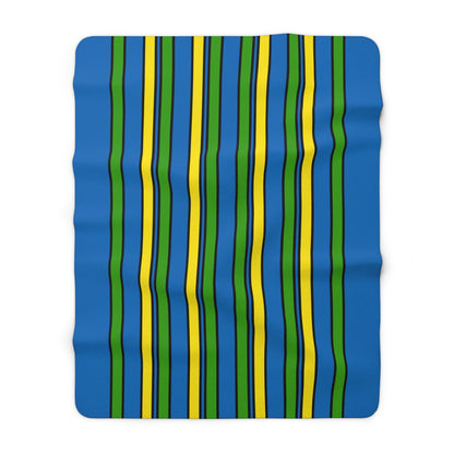 Gabon Retro Stripes Blanket Throw