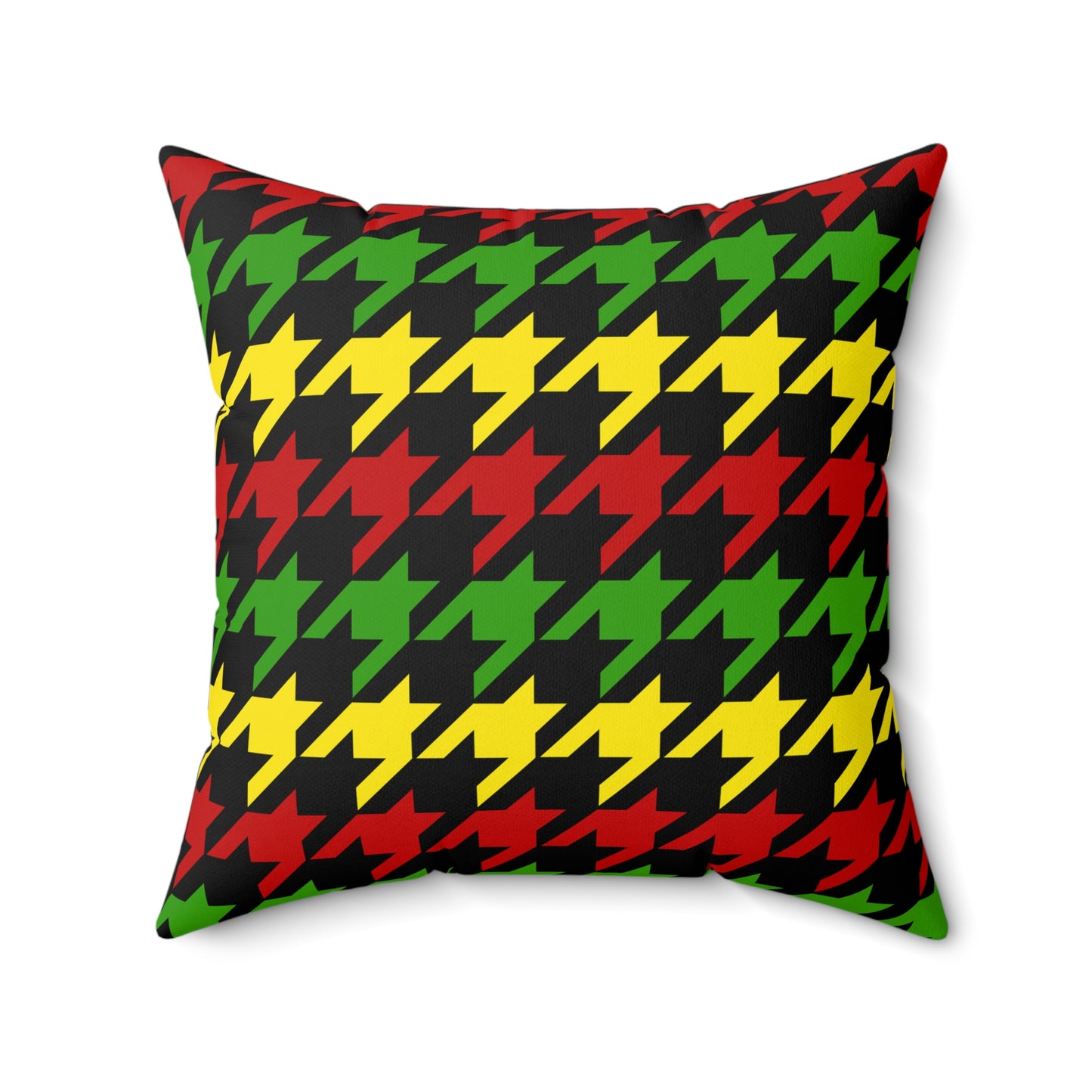 Saint Kitts And Nevis Retro Houndstooth Cushion Pillow