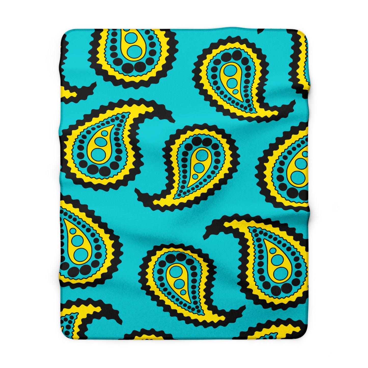 Bahamas Retro Paisley Blanket Throw