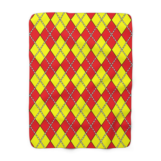 China Retro Argyle Blanket Throw