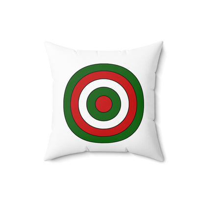 Tajikistan Retro Target Cushion Pillow