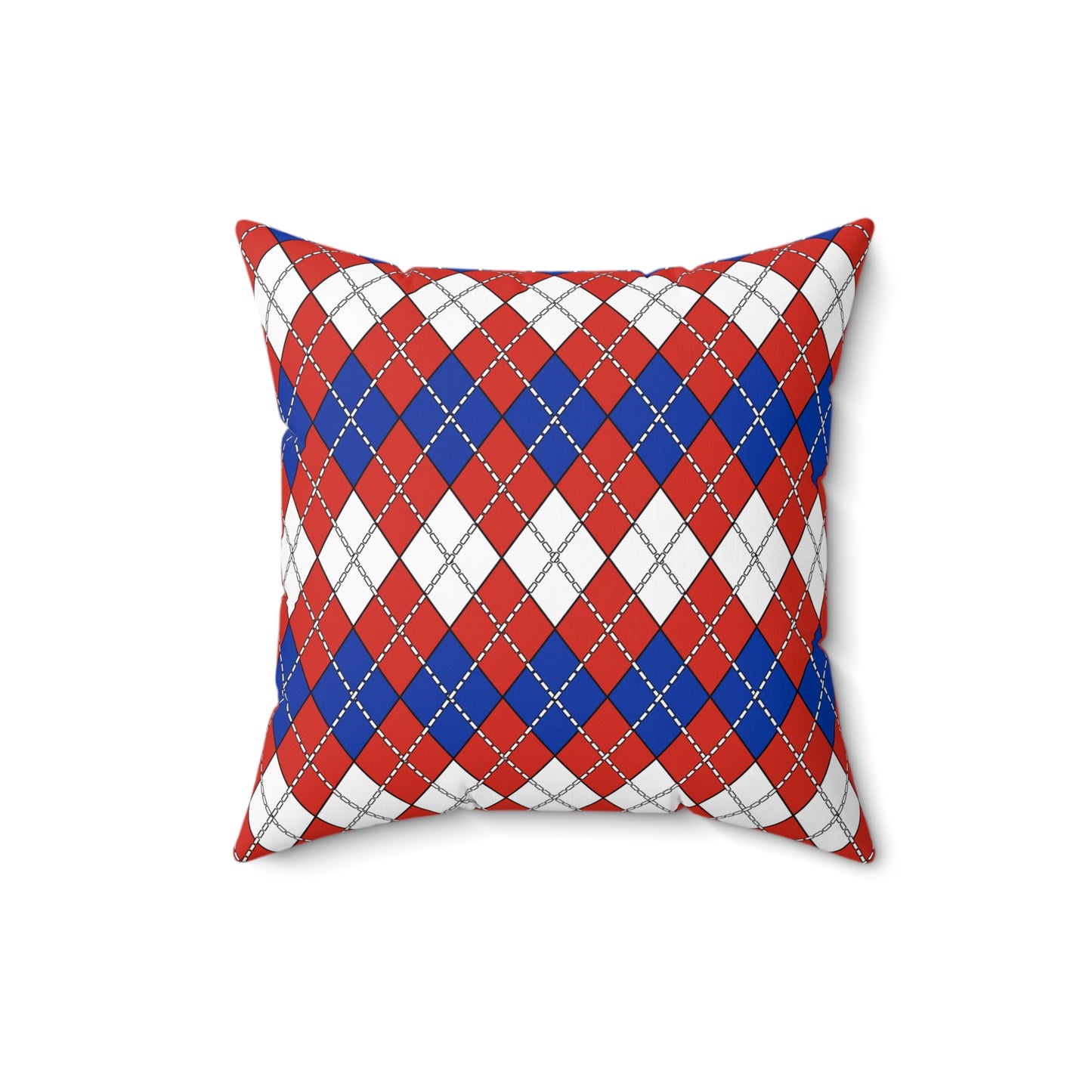Chile Retro Argyle Cushion Pillow