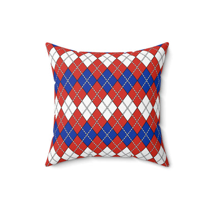 Chile Retro Argyle Cushion Pillow