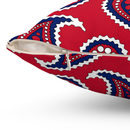 United Kingdom (UK) Retro Paisley Cushion Pillow