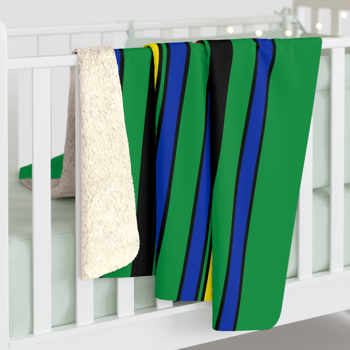 New Caledonia Retro Stripes Blanket Throw