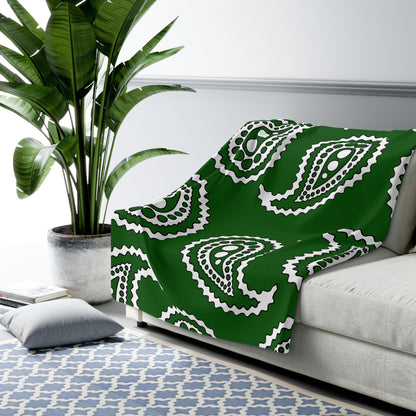 Pakistan Retro Paisley Blanket Throw
