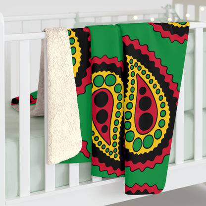 Vanuatu Retro Paisley Blanket Throw