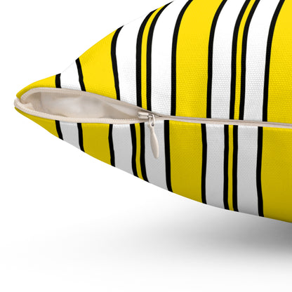 Vatican City Retro Stripes Cushion Pillow