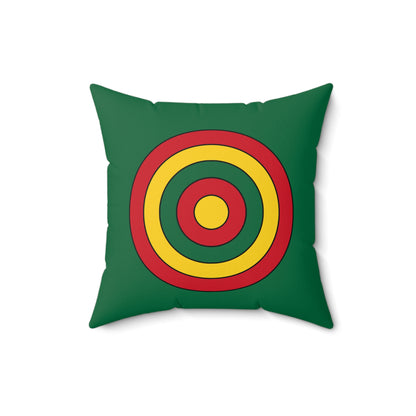 Ghana Retro Target Cushion Pillow
