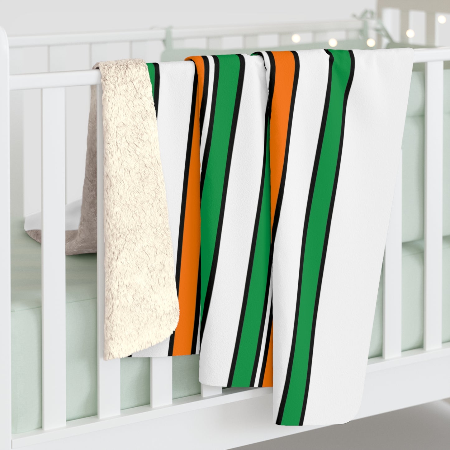 Ireland Retro Stripes Blanket Throw