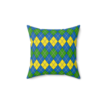 Gabon Retro Argyle Cushion Pillow