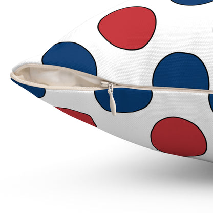 Serbia Retro Polka Dots Cushion Pillow