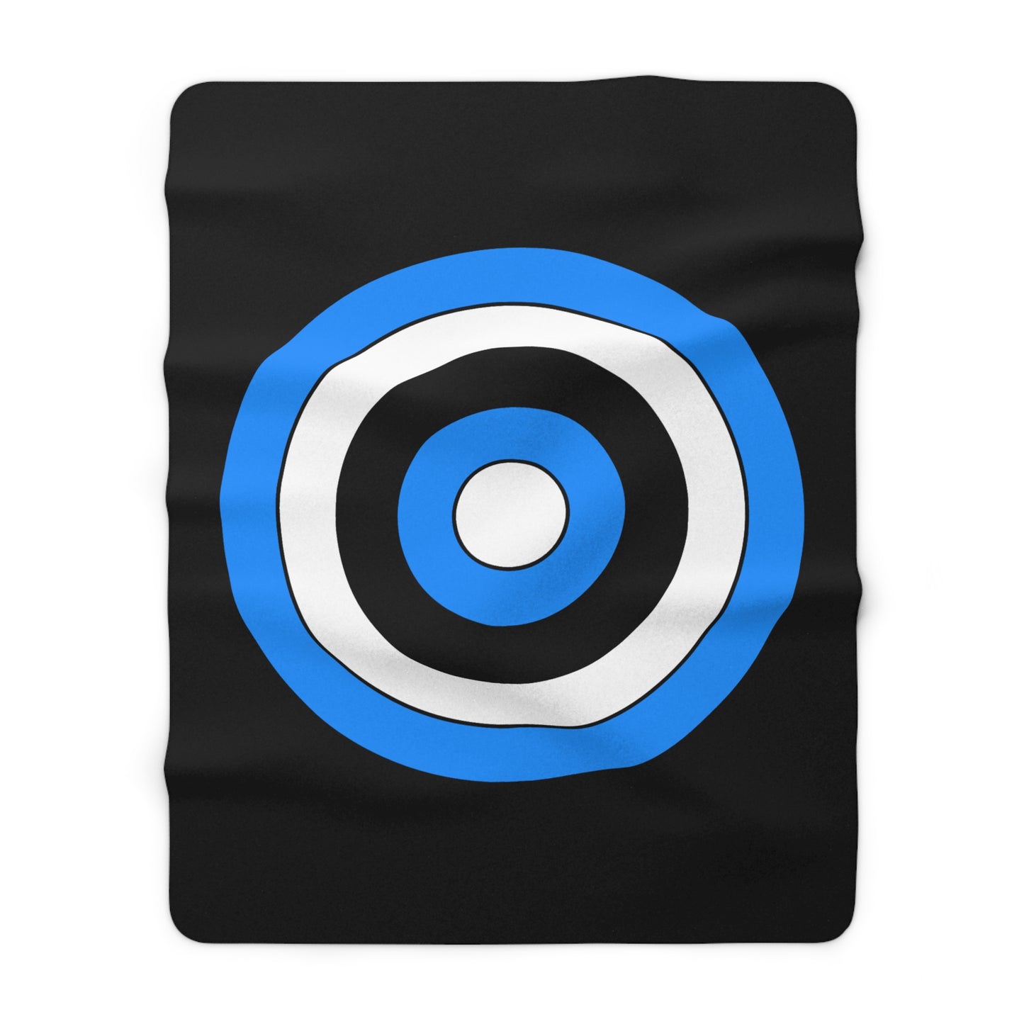 Estonia Retro Target Blanket Throw
