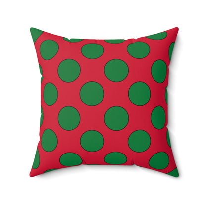 Maldives Retro Polka Dots Cushion Pillow