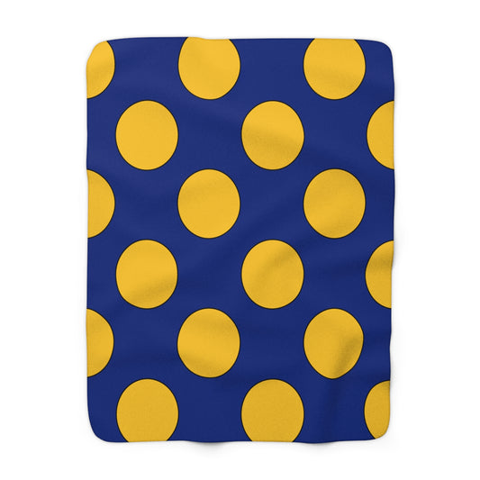 Barbados Retro Polka Dots Blanket Throw