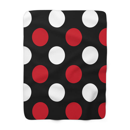 Iraq Retro Polka Dots Blanket Throw