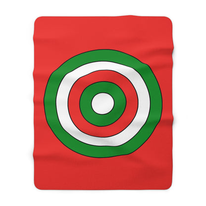 Oman Retro Target Blanket Throw