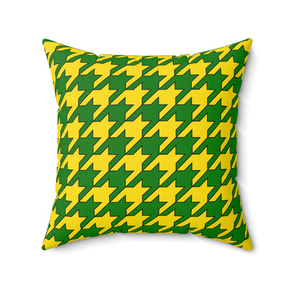 Cocos Islands Retro Houndstooth Cushion Pillow