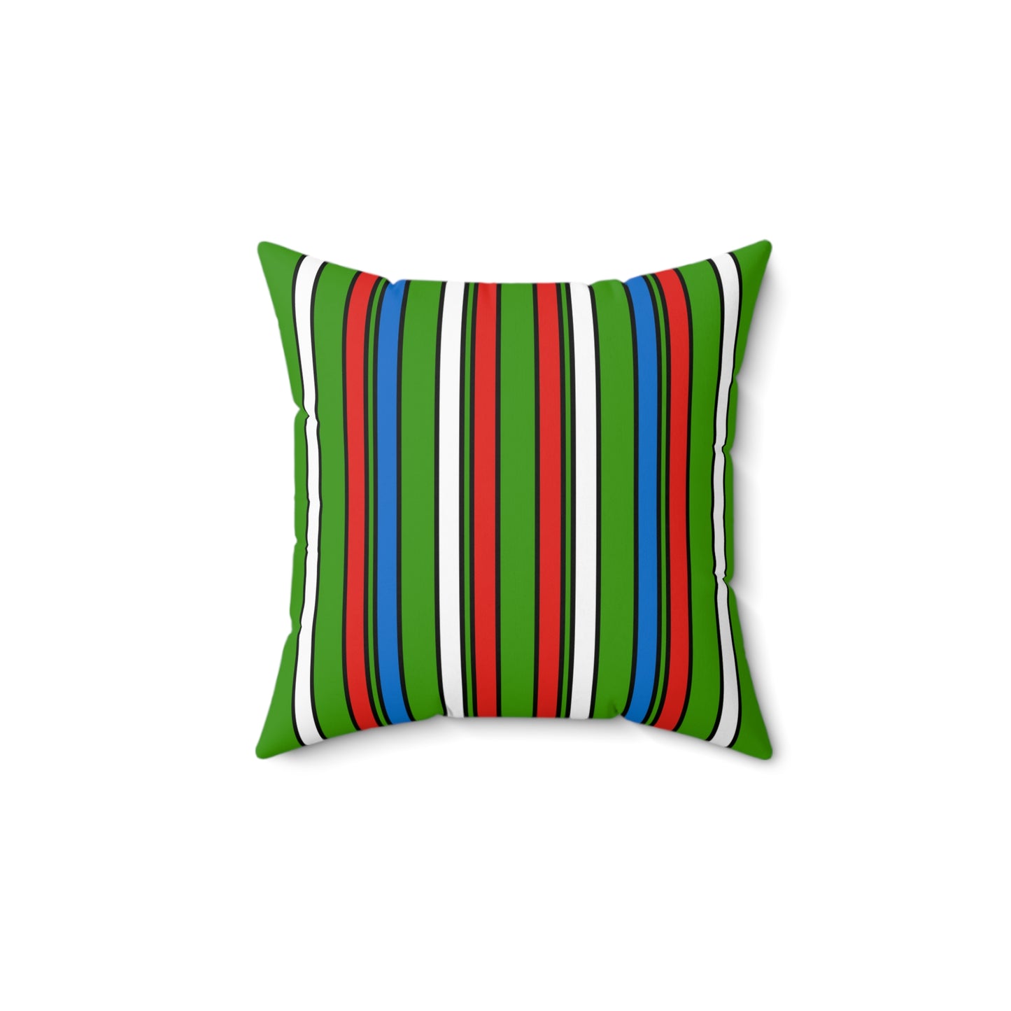 Equatorial Guinea Retro Stripes Cushion Pillow