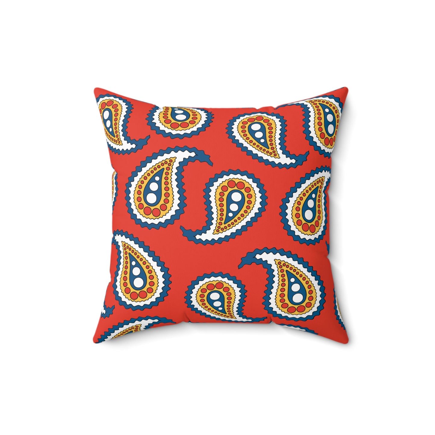 Kiribati Retro Paisley Cushion Pillow