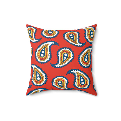 Kiribati Retro Paisley Cushion Pillow