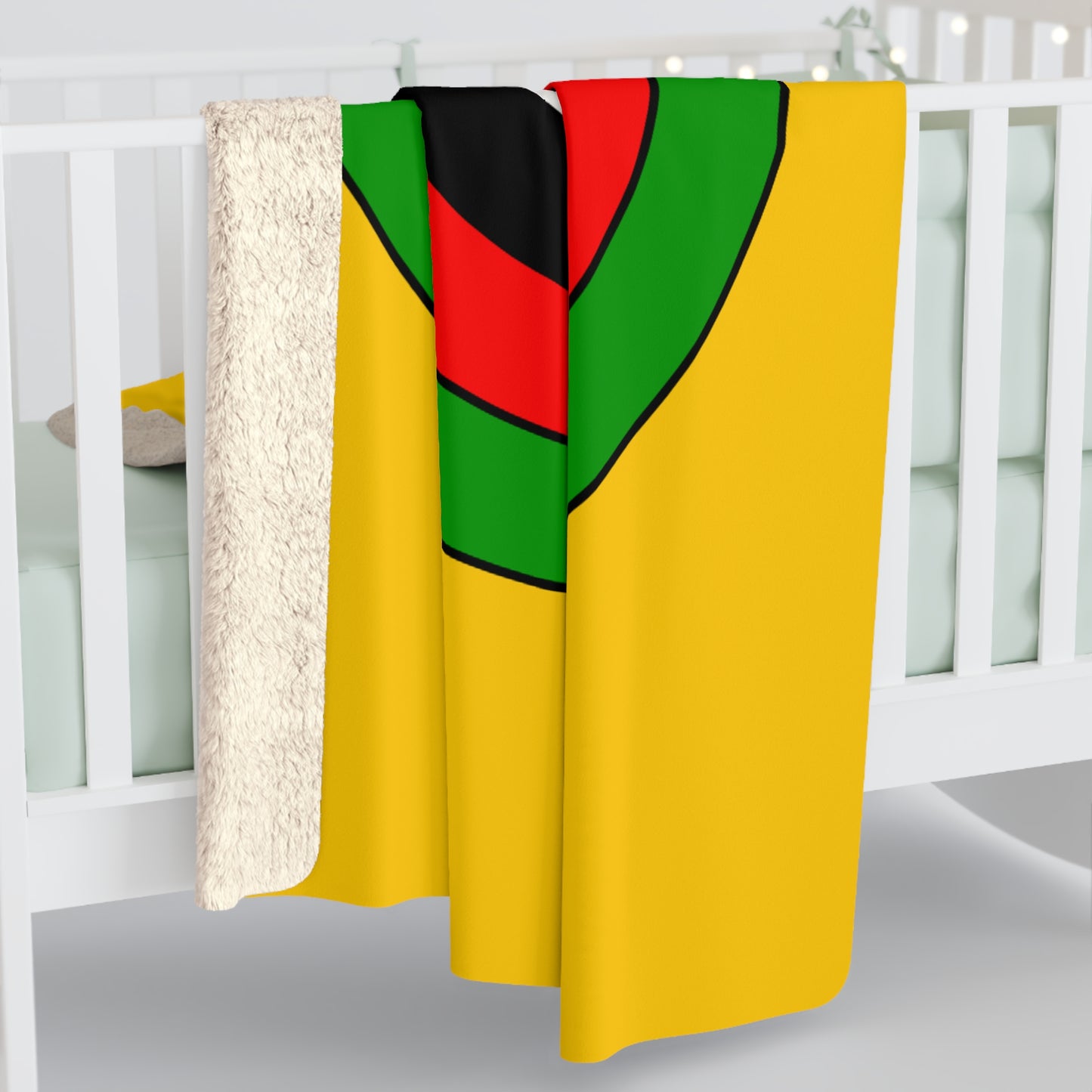 Mozambique Retro Target Blanket Throw