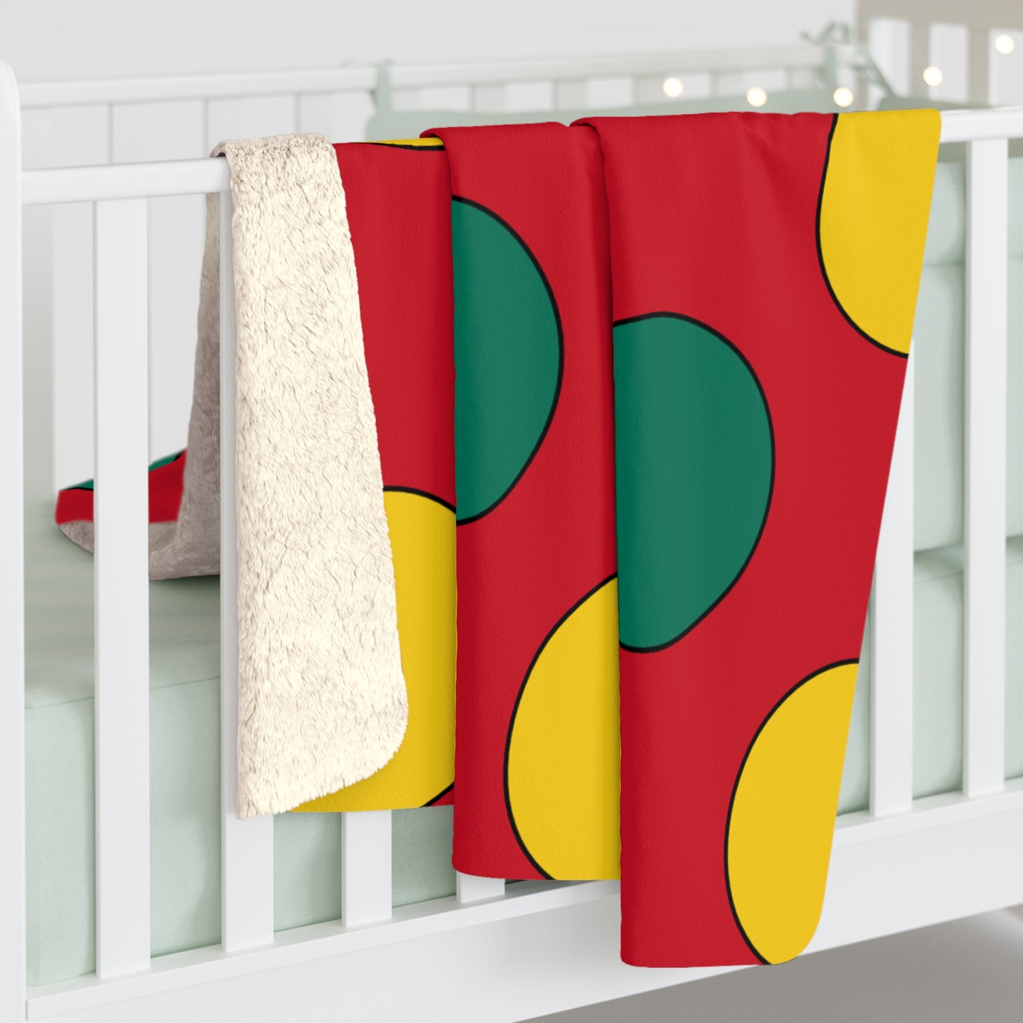 Grenada Retro Polka Dots Blanket Throw