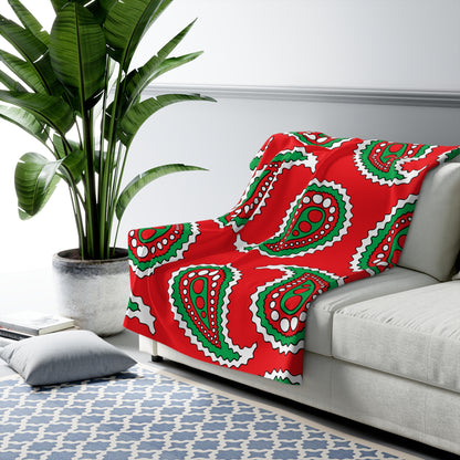 Lebanon Retro Paisley Blanket Throw