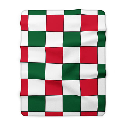 Algeria Retro Check Blanket Throw