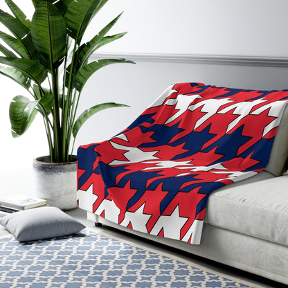 Norway Retro Houndstooth Blanket Throw