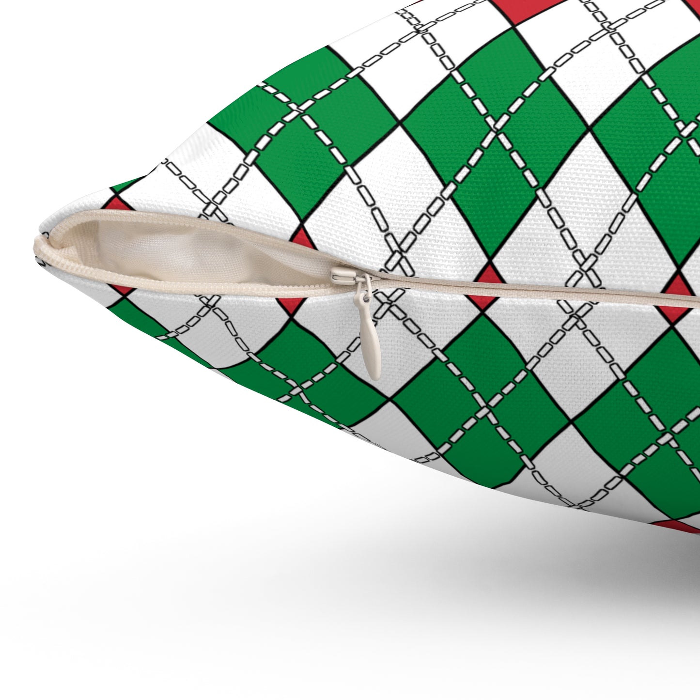 Italy Retro Argyle Cushion Pillow