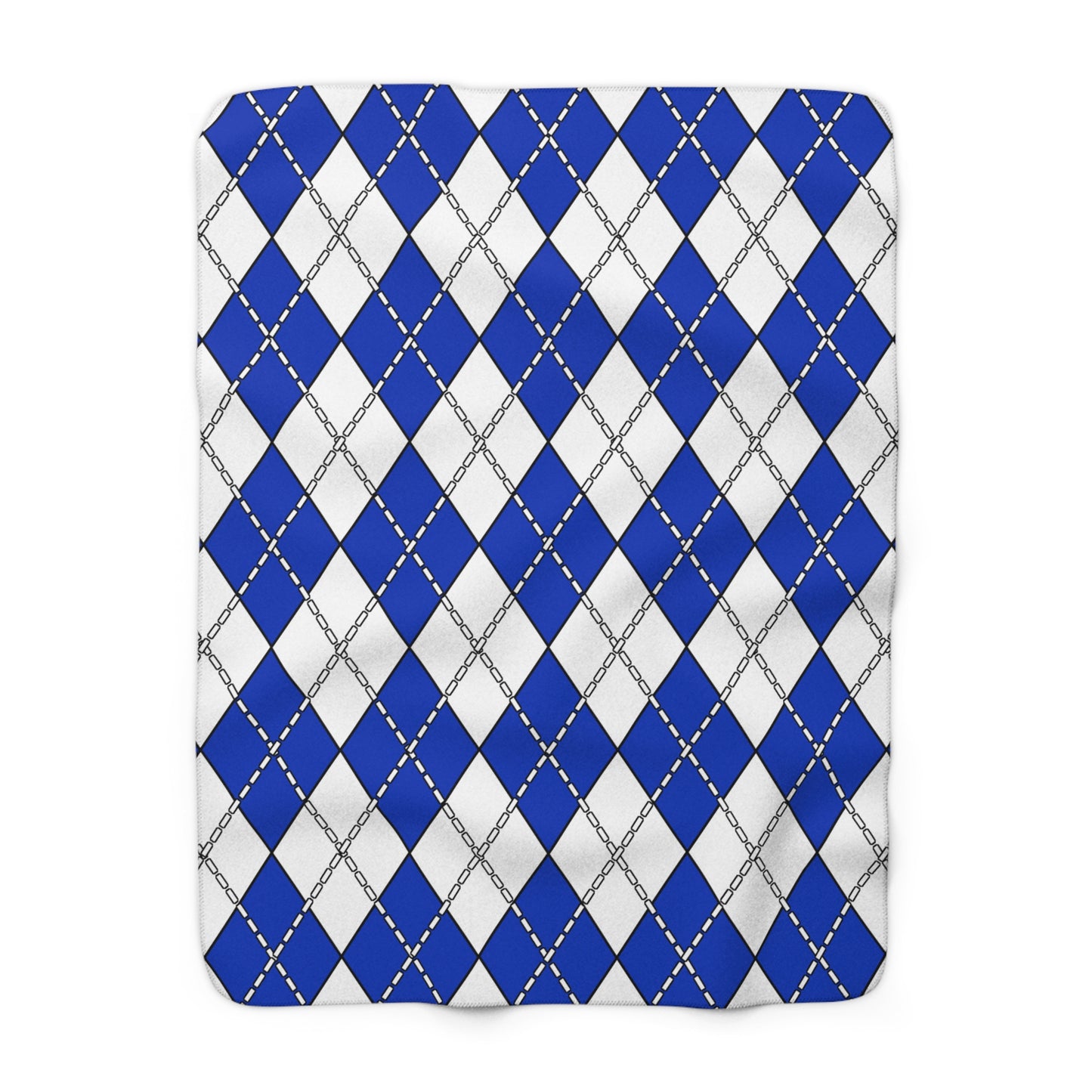 Israel Retro Argyle Blanket Throw