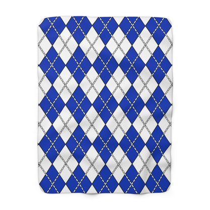 Israel Retro Argyle Blanket Throw
