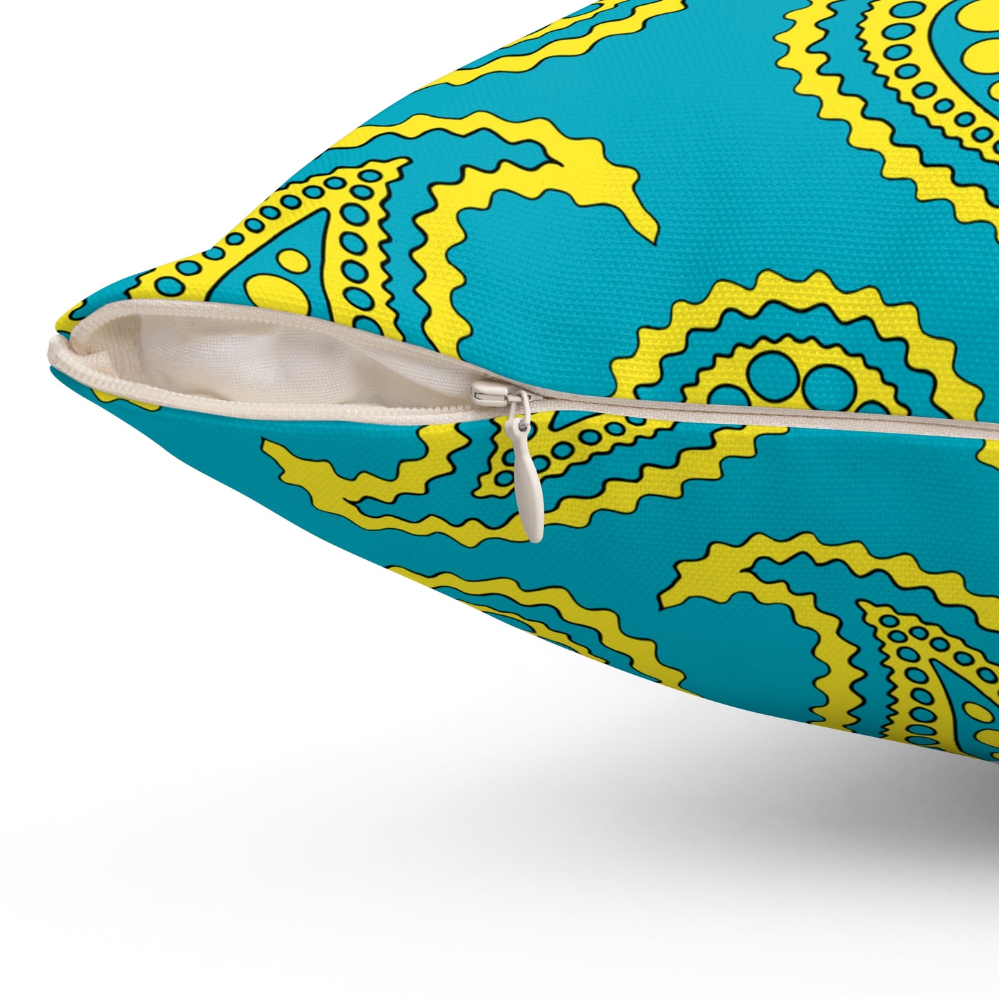 Kazakhstan Retro Paisley Cushion Pillow