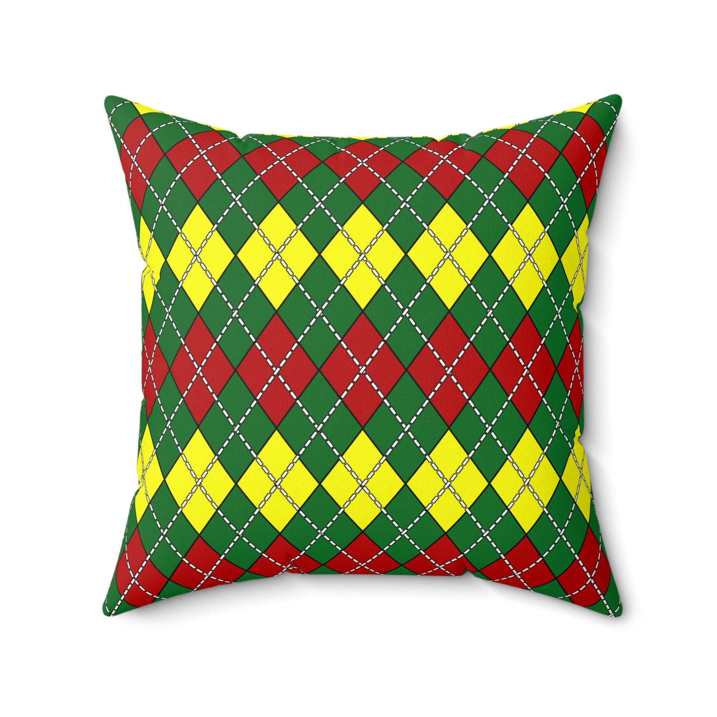 Senegal Retro Argyle Cushion Pillow