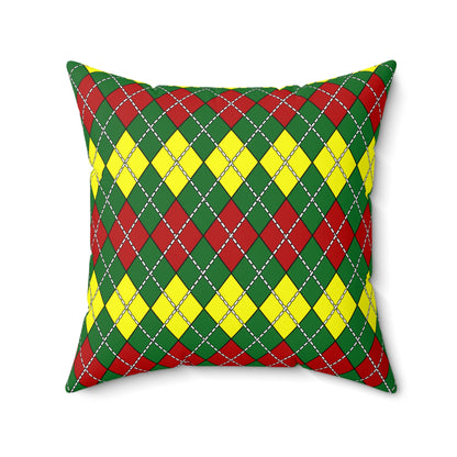 Senegal Retro Argyle Cushion Pillow