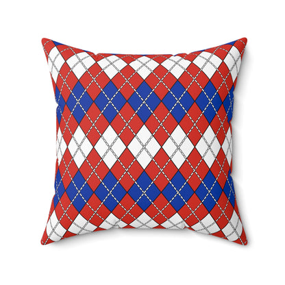 Chile Retro Argyle Cushion Pillow