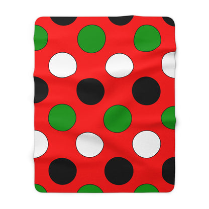 Jordan Retro Polka Dots Blanket Throw
